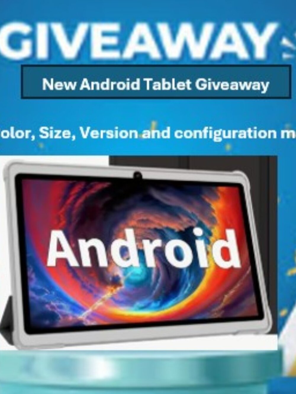 Giveaway - Android Tablet